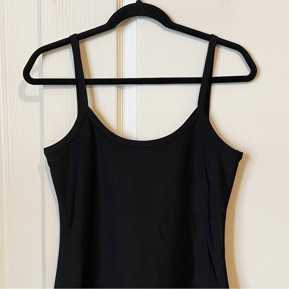 Good American Compression Shine Biker Catsuit Black Size Large - Picture 6 of 11